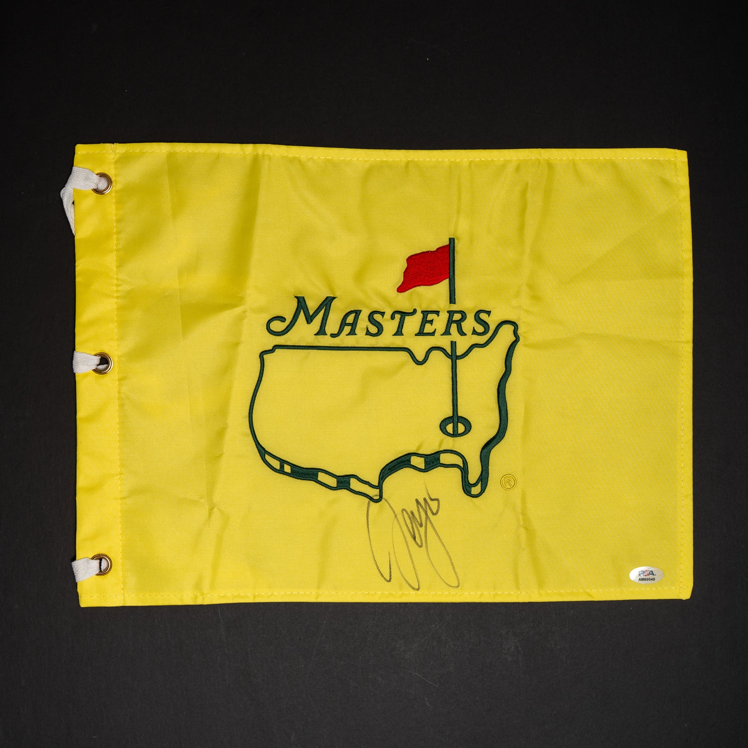 Bandera del Masters Firmada por Sergio García – Campeón del 2017